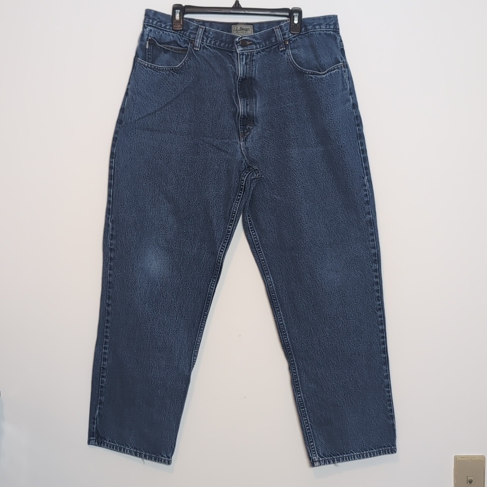 L.L. Bean Relaxed Fit Denim Blue Jeans